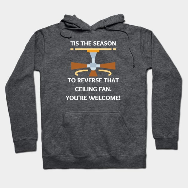 Funny Tis The Fall Season Hoodie by TeesForThee